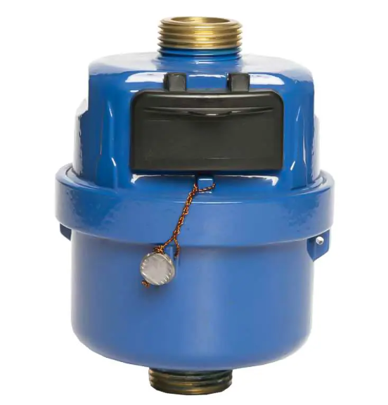 Brass Volumetric Piston Water Meters Residential Cold